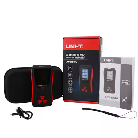 UNI-T UT334A Radiation Dose Tester High Precision Nuclear Radiation Personal Dose Alarm Radiation Mo