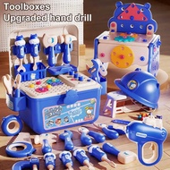 218PCS Kids Toolbox Toy Kids Power Drill Toy Children Simulation Play Set Learning Toys for Kid Gift