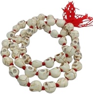 Carved Skull Narmund Mala for Mata Kali, Shiv Sambhu Pooja| Mund Mala For Good Health, Wealth & Puja
