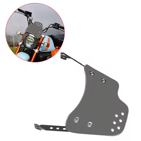 Front Smoke Windscreen Windshield Wind Shield Protection Flyscreen Motorcycle For Ducati Scrambler 4