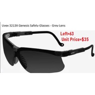 UVEX by Honeywell 3213X Genesis Safety Glasses - Grey Lens