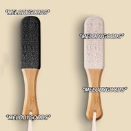 MELODG Foot Sander, Non Slip Bamboo Foot Rasp,  Silicon Carbide 360° Foot Scrubber For Feet