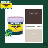 Boysen Latex Color Burnt Umber B1409 1/4L (Exterior Paint Water Based)