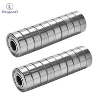 20 Vòng bi 608ZZ ABEC-7 loại nhỏ có rãnh sâu chất liệu thép cacbon [miễn phí vận chuyển] - INTL