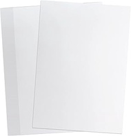 40 Sheets - 350 g Paper A4 Coloured Card White Thick Paper 21 x 29.7 cm Photo Card Solid Craft Cardb