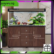 No Fish Tank Water Change Aquarium Floor Standing Aquarium Tank Bottom Cabinet Small Fish Tank qw56t