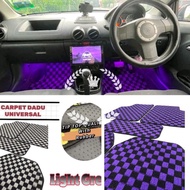 Dadu carpet Thailand Karpet Checkmate Dice Carpet Universal Thailand Proton Perodua Honda Toyota JDM