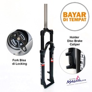 Garpu Fork Sepeda MTB 27.5" Oversize Suspensi Shock Travel 120 MM - Pacific Komponen Sepeda