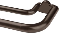 Double Curtain Rods 48 to 84 Inches, HOTOZON Blackout Double Curtain Rods for Windows 36 to 80 Inche