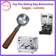 Gaggia- Lamvita- Nuova Simonelli coffee maker handle, Bottomless Gaggia coffee maker handle