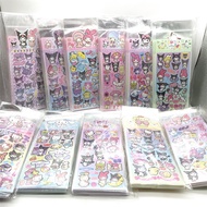 Sanrio Styling Stickers Kuromi Big-Eared Dog Laser Material Stickers Pacha Dog Styling Big-Eared Dog