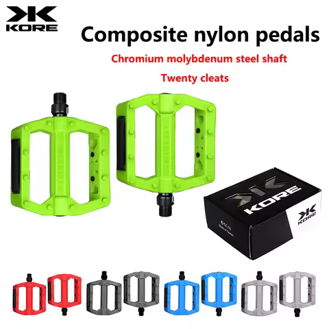 MTB Road bike KORE Pedal Bearing Pedals Non-slip Folding Bicycle Fixed Gear Water proof Nylon Downhi
