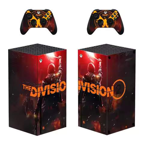The Division Skin Sticker Decal Cover for Xbox Series X Console and 2 Controllers Xbox Series X Skin