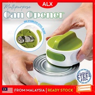 ALX Kitchen Can Opener Tin Opener Tin Cap Opener Manual Cutting Knife Jar Beverage Lid Opener Pembuk