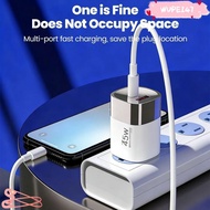 WUPEI47AD USB Type C Charger, 45W Power USB Type C PD45W Charger, Portable EU/US/UK QC3.0 Charger fo
