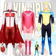 Invincible Young Man Jumpsuit Superhero Mark cosplay Costume Almighty cos Role Playing Costume