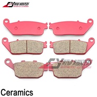 Ceramic Front Rear Brake Pads For Honda CBR250 MC22 CB400SF Superfour CB400 SF NC36 CBR400 NC23 NC29