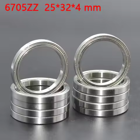 10/PCS 6705ZZ 25*35*4mm 6700ZZ 6701ZZ 6702ZZ 6703ZZ 6703ZZ 6704ZZ High quality Miniature seal Deep G