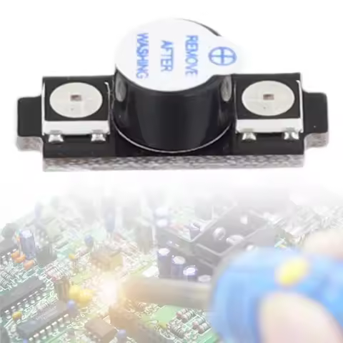 WS2812 Active Alarm Buzzer Colorful RGB LED Beep Speaker Buzzer Beeper for RC FPV Freestyle Drones R