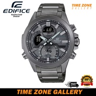 Casio Edifice ECB-30 Series Gray Stainless Steel Band Men Watch ECB-30DC-1B / ECB-30DC-1BDF / ECB-30