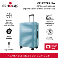 Echolac Celestra XA 28" Large Luggage Expandable Spinner With Brake