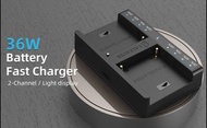 實體店鋪/SF( PD Charger $168 / NP-F550 $98 / NP-F970 $138 ) 2-Channel Dual Smart Battery Charger 36W PD 
