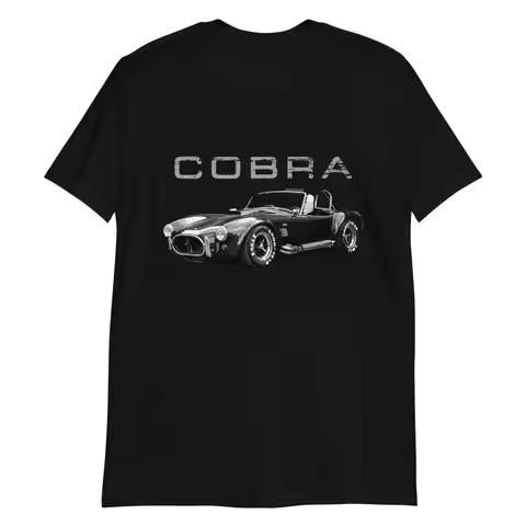 1960s Antique Car AC Cobra American Vintage Muscle Car T-Shirt Short Sleeve Casual 100% Cotton O-Nec