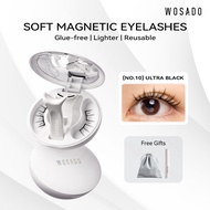WOSADO Reusable Magnetic Lashes Natural Set No.10 ULTRA BLACK Professional High Quality Premium Safe