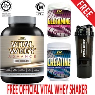 Protein Halal- Vital Whey Advance 2kg Whey Isolate With 24g Protein & Tribulus 67 Servings - Fast Mu