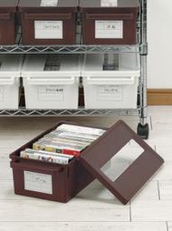 進口cd收納盒 家用dvd收納碟片光碟盒漫畫專輯整理 ps4收納箱
