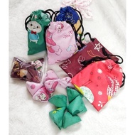Traditional toy seremban stone 5 pieces 7-piece/ + pouch bag five stones 5 stones