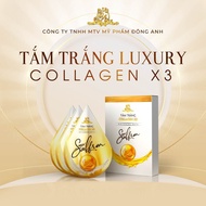 Tắm Trắng Collagen X3 Mỹ Phẩm Đông Anh Chính Hãng Mix Saffron Collagen X3 Luxury Tắm Trắng Body Toàn
