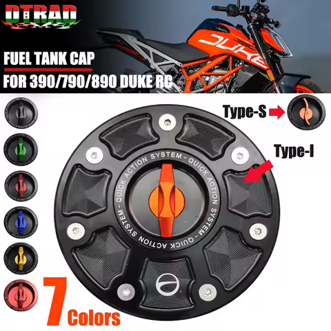 DUKE 390 Motorcycle Accessories Fuel Gas Tank Cap For RC 390 DUKE 790 890 R 250 Oil Fuel Cap Tank Co