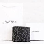 * Original Ready Stock * Calvin Klein CK men short wallet leather business leather wallet young stud