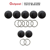 Outpost Set Butang Baju Bush Jacket Wanita / Lelaki Bulan Sabit Merah Malaysia (BSMM)