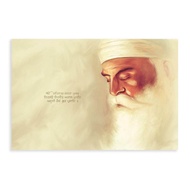 DALYNN Guru Nanak Dev Ji Poster Painting Canvas Paintings Posters Prints Wall Art for Living Room Ba