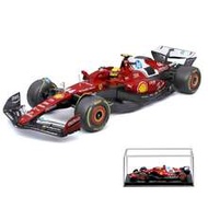 โมเดลรถ Burago สเกล 1/43, เหมาะสำหรับ 2025 Ferrari F1 SFR SF25 SF-25 F1 16# Charles Leclerc F1 44# L