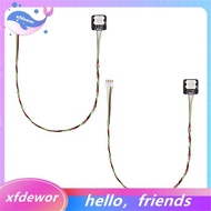 2PCS for  CyberBrick WS2812 RGB LED Light Board IDC0.8 4-Pin Connector 3D Printed Model Components