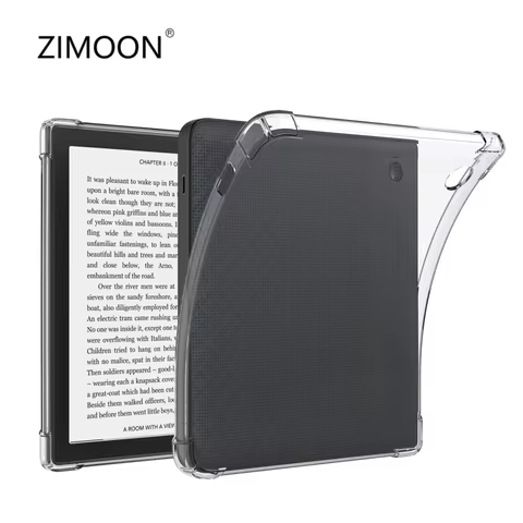 For Kobo Libra Colour/2/H2O Transparent Case for Clara 2E/HD Cover for Kobo Nia Protective Shell for