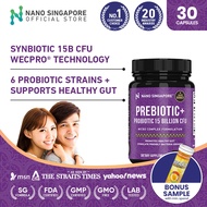 Prebiotic w/ Probiotic [15 Billion CFU] - Supports Gut Health, Healthy Aging & Immunity