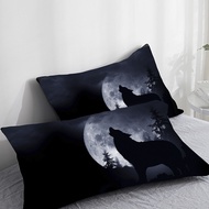 3D HD Custom Pillow Case2PCS Pillowcase 50x70/50x75/50x80/70x70Decorative Pillow Cover Animal white 