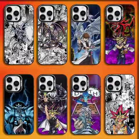 Game Dragon Yu-Gi-Oh Phone Case For iPhone 16,15,14,13,12,11,Mini,Pro,E,MAX Black Candy Matte Shockp