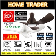 【 FREE BASIC INSTALL 】✦ KDK DC CEILING FAN ✦ 48" ✦ DIMMABLE LED LIGHT ✦ E48GP ✦ E48HP