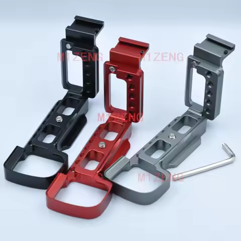 A6400 Quick Release L Plate/Bracket Holder hand Grip with hot shoe for Sony Alpha ILCE-6400L ILCE-64