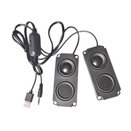EDB* Portable Heavy Bass Sound Cavity Double Speaker for TV Monitor Cavity Speaker Magnetic Speaker 