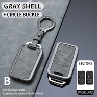 【HOT】 Luxury Car Key Protection Cover Case for VOLVO S60L S80L XC60 S60 V60 6 Buttons Car-styling Sm