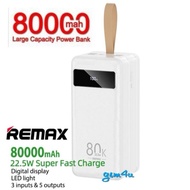 🔥Original REMAX 80000 mAH RPP226/ RPP162/RPP185/RPP200 50000mah 60000mAh 22.5W 5A High Capacity Fast