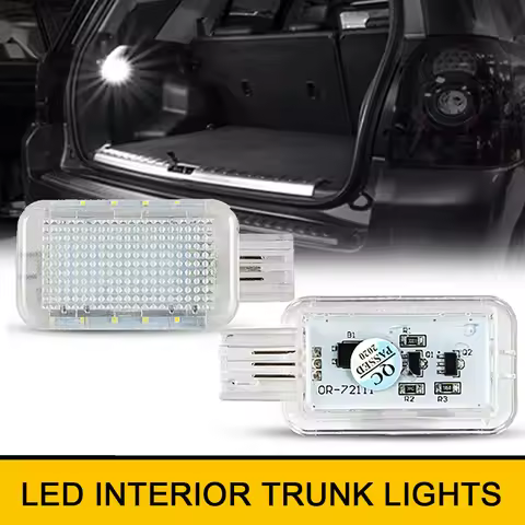 6000K White LED Interior Trunk Lamp Free Error For Land Rover Defender L663 Range Rover Sport L494 L