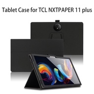 Tablet Case for TCL Nxtpaper 11 Plus Protective Cover with Kickstand, Shockproof (PU Leather) Sarung