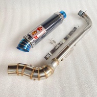 Red 28mm ExhaustLEO open for kriss 100 110 125 wave 110 100/ 125 Bonus/ sym Ex 5 Ez 115/